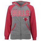 NBA Chicago Bulls Hot Dribbler Full Zip Hood size L