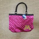 Minnesota Golden Gophers Quilted Tote Bag - PINK