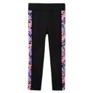 Freestyle by Danskin Girls Gymnastic Capri Legging Black and Print Design  S 6x
