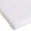 Carters Easy Fit Jersey Portable Crib Fitted Sheet, White