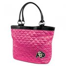 Ncaa Colorado, Pink Quilted Tote