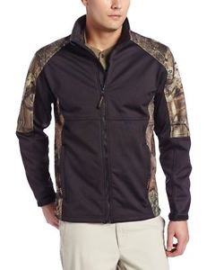 Yukon Gear Men's Windproof Soft Shell Jacket, Break Up Infinity, Large