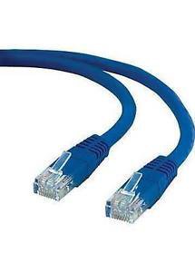 STAPLES 50' CAT5E ETHERNET NETWORKING CABLE - BLUE (29775-US) NEW