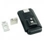 Executive C243b Black Leather 3 Piece Cigar Case Holder With Cutter And Lighter-