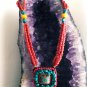 Turquoise Red Coral Long Tibetan Necklace