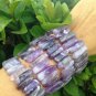 Chevron Amethyst Bracelet