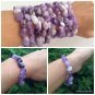 Amethyst Lover Crystal Healing Pouch + Amethyst Bracelet