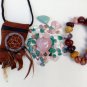 Self Love Relationsip Aid Crystal Pouch + Mookaite Bracelet