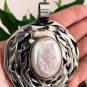 Rainbow Aura Quartz Artisan Handmade Pendant 925 Silver Statement Jewelry Piece