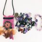 Protection Crystal Healing Pouch Small + Amethyst Bracelet