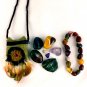 Cellular Renewal Deep Healing Crystal Pouch + Mookaite Bracelet