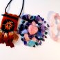 Stress relief & Anxiety Crystal Healing Pouch + Rose Quartz Bracelet