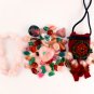 Love Energy Emerald Crystal Pouch PLUS Rose Quartz Bracelet
