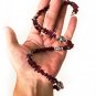 GENUINE Red Garnet Multi Layer Coil Wrap Bracelet.