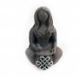 Goddess Cerridwen Figurine with a Clear Quartz Crystal Included