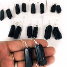 Black Tourmaline Rough Earrings Protection Jewelry