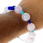 Rose Quartz Crystal Bracelet 925 Sterling Silver