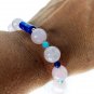 Rose Quartz Crystal Bracelet 925 Sterling Silver