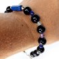 Black Tourmaline Bracelet 925 Sterling Silver Design #2