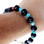 Black Tourmaline Bracelet 925 Sterling Silver Design #3