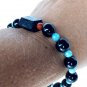 Black Tourmaline Bracelet 925 Sterling Silver Design #3