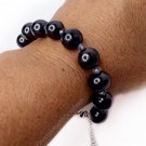 Shungite Bracelet Aquamarine 925 Sterling Silver