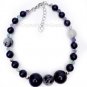 Shungite Bracelet Lapis Lazuli 925 Sterling Silver