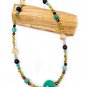 Green Prosperity Crystal Healing Necklace 925 Sterling Silver