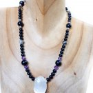 Shungite Necklace Collection Design #4 925 Sterling Silver