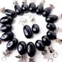 Shungite Pendant With Herkimer 925 Sterling Silver