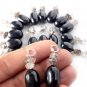 Shungite Pendant With Herkimer 925 Sterling Silver