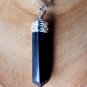 Black Tourmaline schroll Pendant