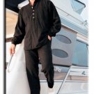 Elastic Waist Pants with Drawstrings - UNISEX