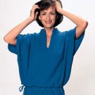 Batwing Sleeve Top with Drawstring