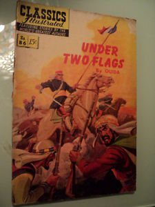 UNDER TWO FLAGS BY OUIDA  #86  CLASSICS ILLUSTRATED COMIC HRN 139 ORIGINAL