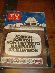 TV GUIDE FOREIGN LOBBYISTS: HOW THEY TRY TO MANIPULATE U.S. TELEVISION