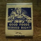 THE TENT ITALIAN RESTAURANT , MATCHBOOK COVER, MIAMI, FLA