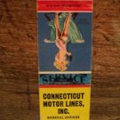 CONNECTICUT MOTOR LINES INC.,  MATCHBOOK COVER,  WEST HAVEN, CONNECTICUT