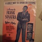 A Lovely way to spend an evening Sinatra Music sheet Frank Sinatra