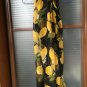 Fresh lemon oversized silk scarf shawl 100% mulberry silk