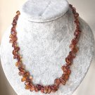 Natural Baltic Honey Cognac amber beads handmade necklace for adults// gift // style in amber