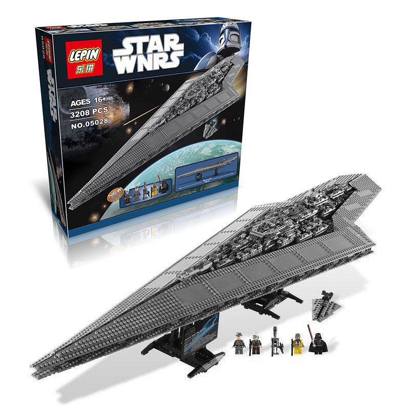 Lepin 05028 Star Wars Execytor Imperial Destroyer 3208pcs - Free Shipping