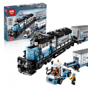 Lepin 21006 The Maersk Train Technic Ultimate Series 1234pcs - Free Shipping