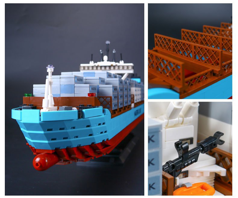 Lepin 22002 The Maersk Cargo Container Ship 1518pcs - Free Shipping