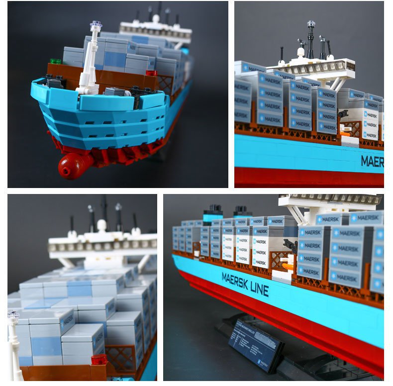 Lepin 22002 The Maersk Cargo Container Ship 1518pcs - Free Shipping