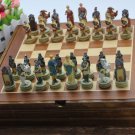 Chess Set Ancient Egypt Wooden Board Collectors Unique Gift - Free Shipping