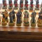Chess Set Russia Mongolia Wooden Board Collectors - Free Shipping