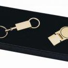 24k Gold-Plated Money Clip & Key Ring Gift Set