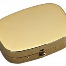 24k Gold-Plated Compact-Pill Box