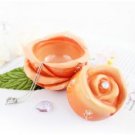 Bella Rosa Flower Jewelry Box Orange